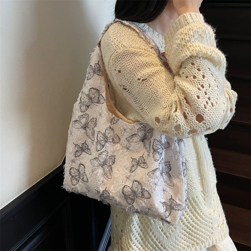 Embroidered Canvas Tote Bag Kalsten