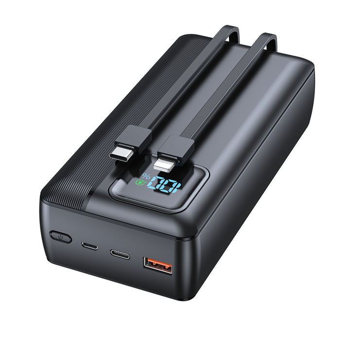 Powerbank with Integrated Charging Cable and LED Display Kalsten