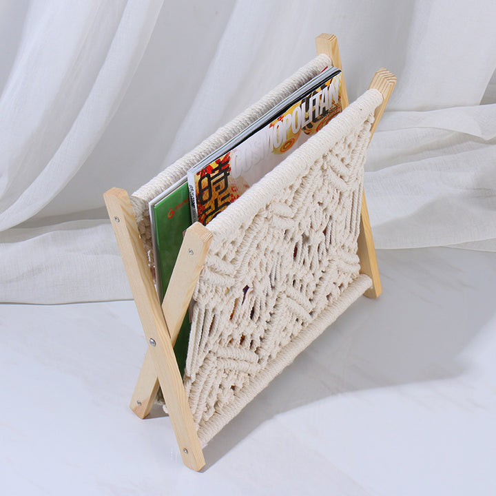 Macrame Magazine Rack Kalsten