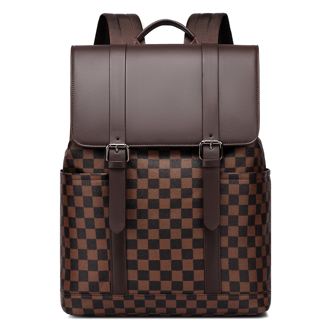 Stylish Checkered Backpack Kalsten
