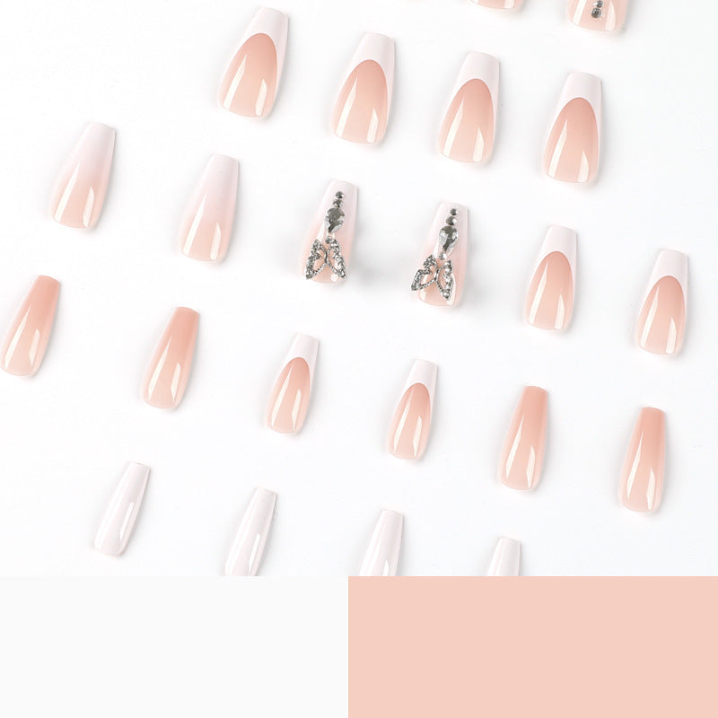 Elegant artificial nails with butterfly accents Kalsten