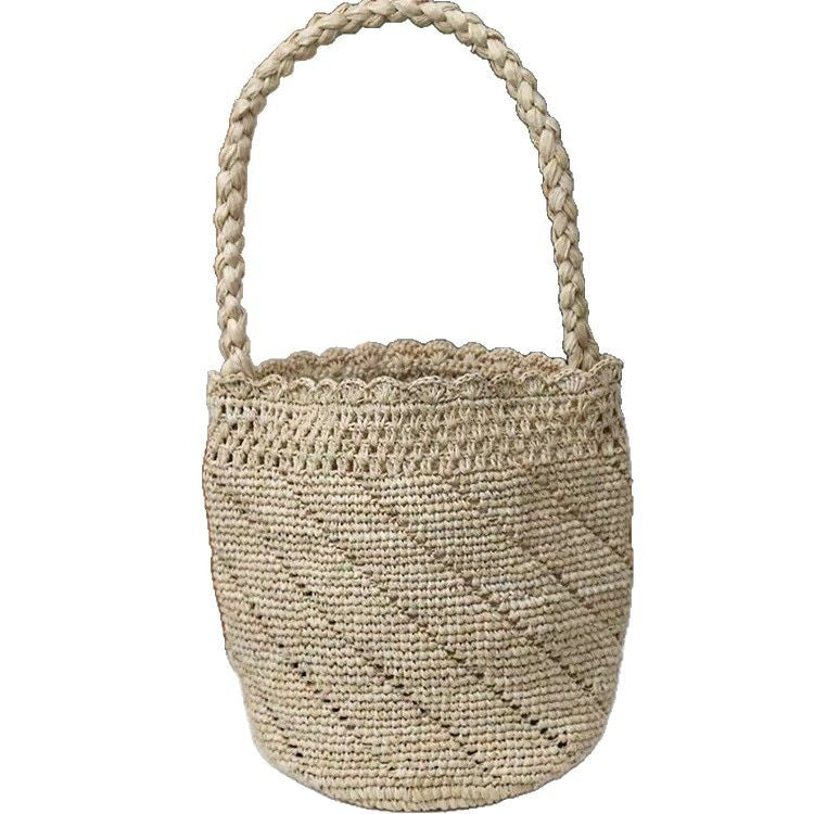 Handmade basket bag with unique weaving Kalsten