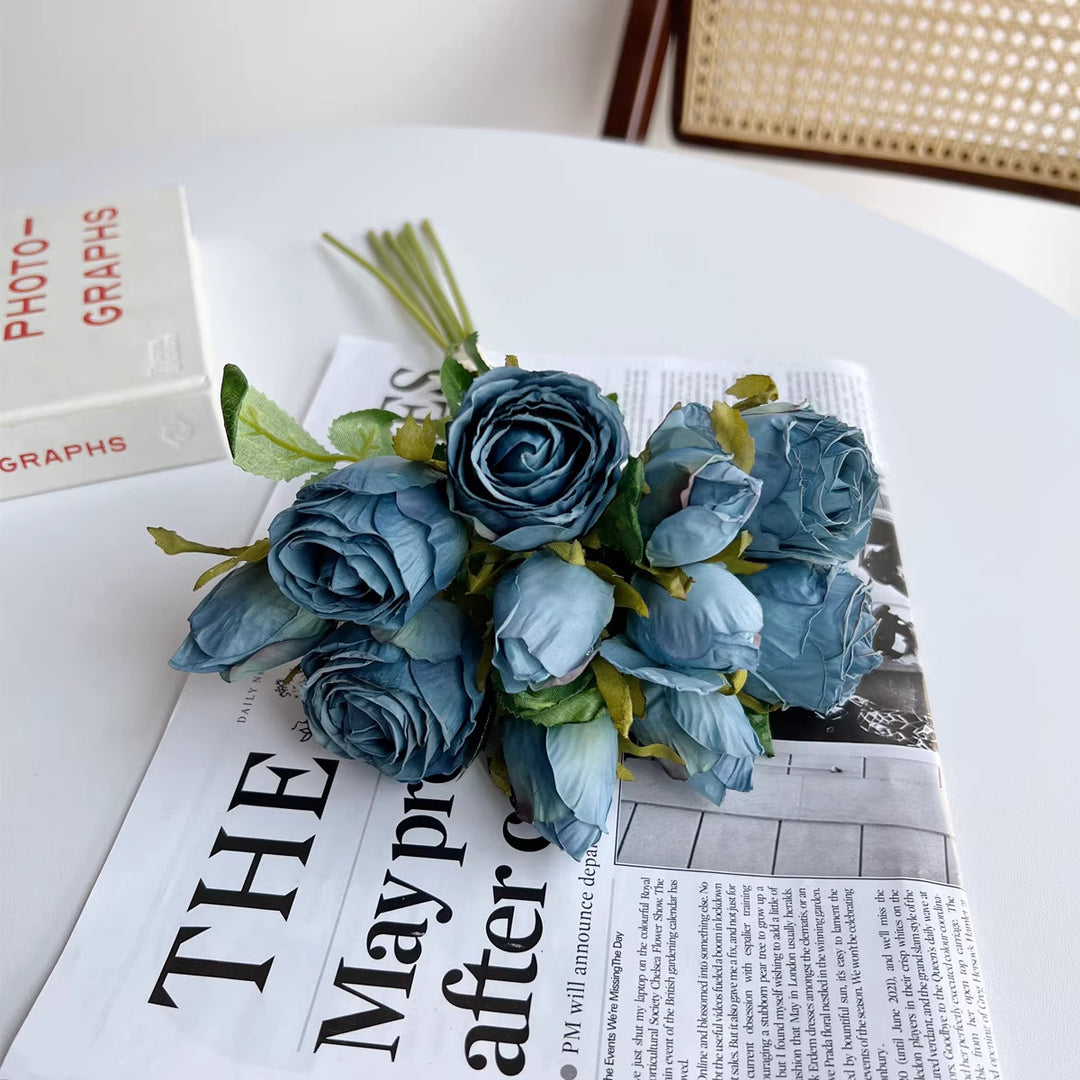 Lifelike Artificial Rose Bouquet