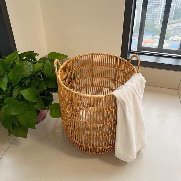 Handwoven Laundry Storage Basket Kalsten
