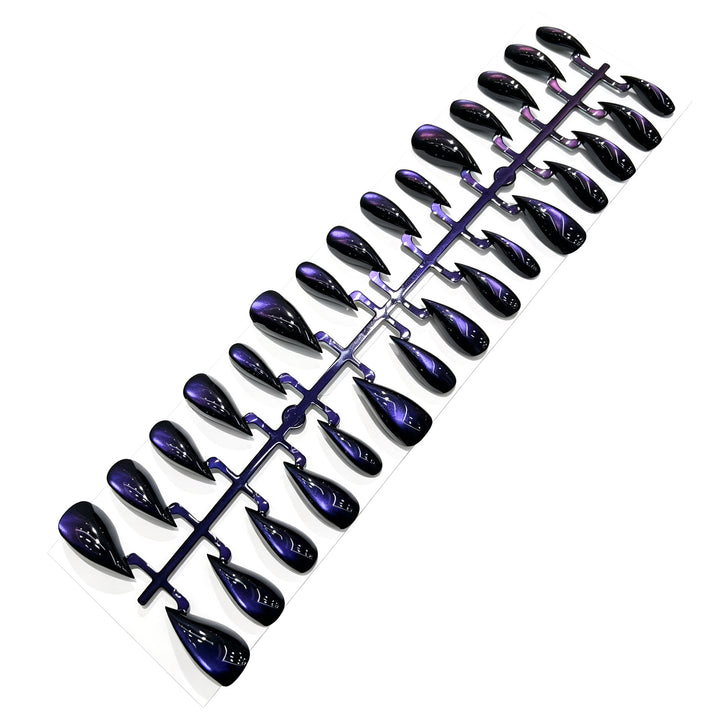 Artistic Stiletto Press-On Nail Set with Glossy Finish Kalsten