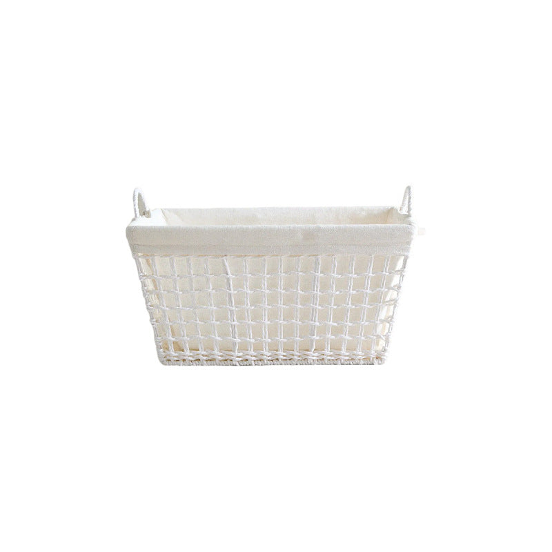 Handcrafted storage basket made of soft natural material Kalsten