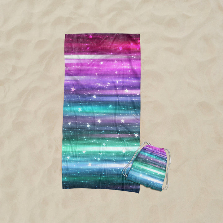 Beach towel with elaborate wave design Kalsten