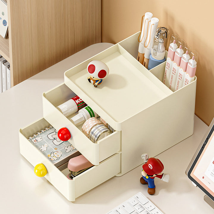 Stylish Two-Drawer Storage Organizer Kalsten