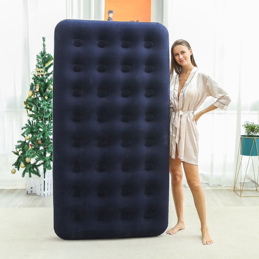 Women's Inflatable Luxury Air Mattress with Soft Velour Surface Kalsten