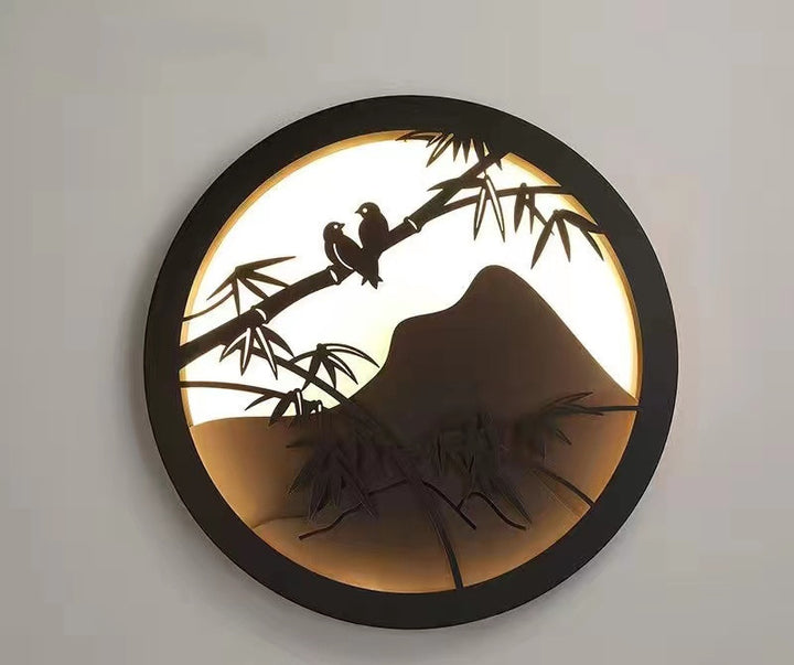 Modern Artistic Round Wall Lamp