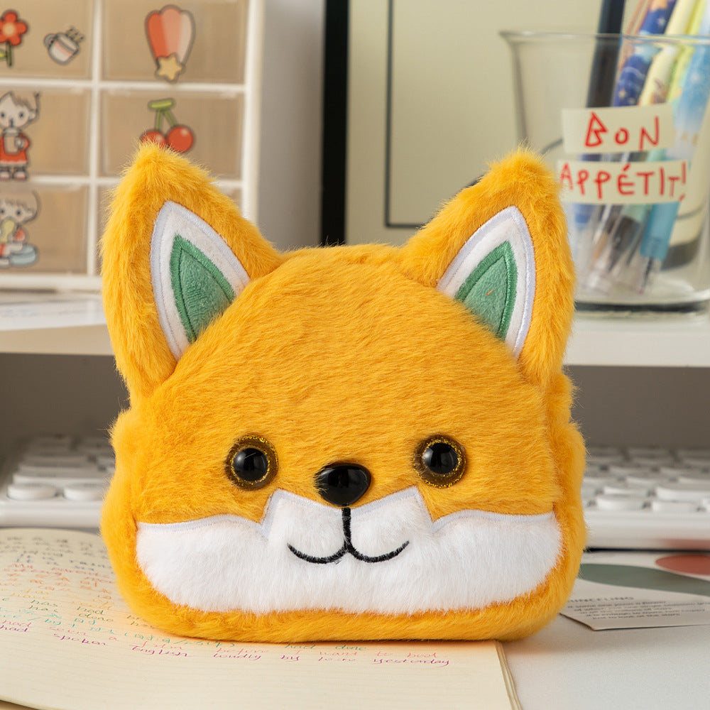 Plush Fox-Shaped Pencil Case Kalsten