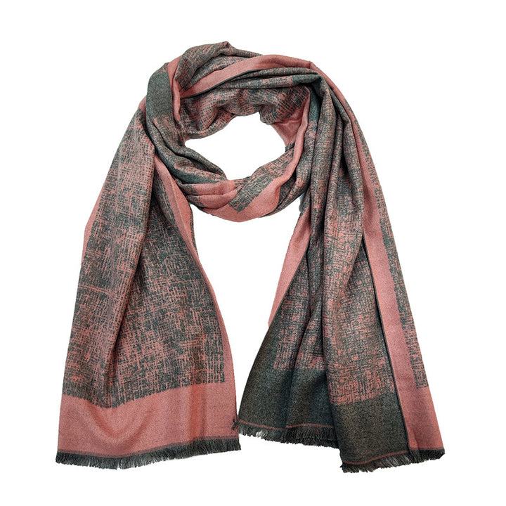 Ladies Elegant and Warm Scarf with Geometric Pattern Kalsten