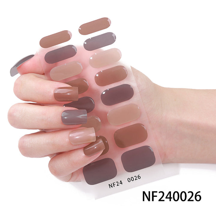 Elegant French Tip Nail Wraps