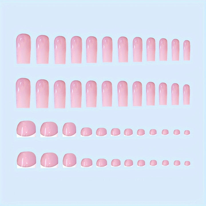 Elegant Long Square Press-On Nails Kalsten