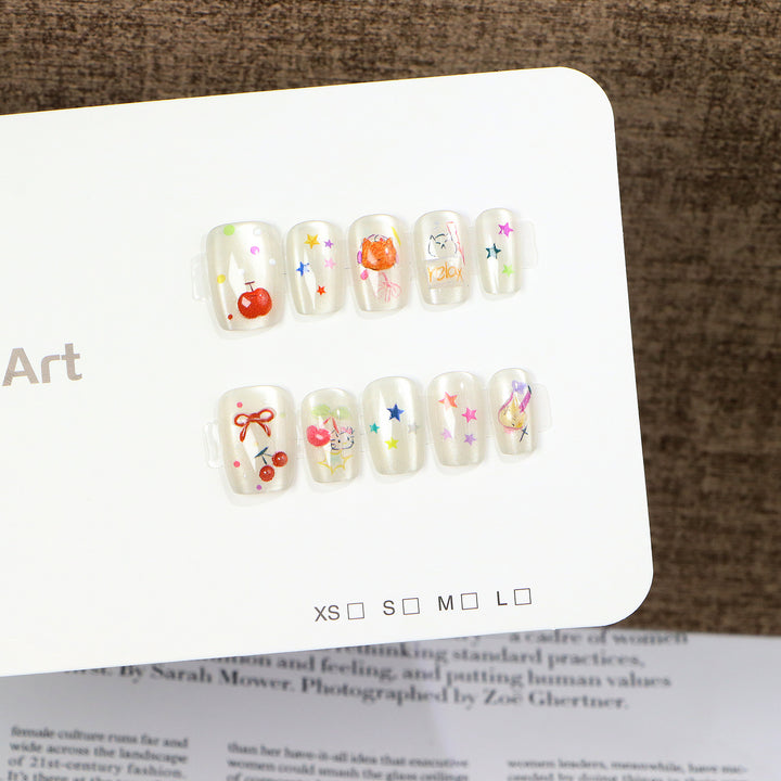 Creative Design Press-On Nail Art Kalsten