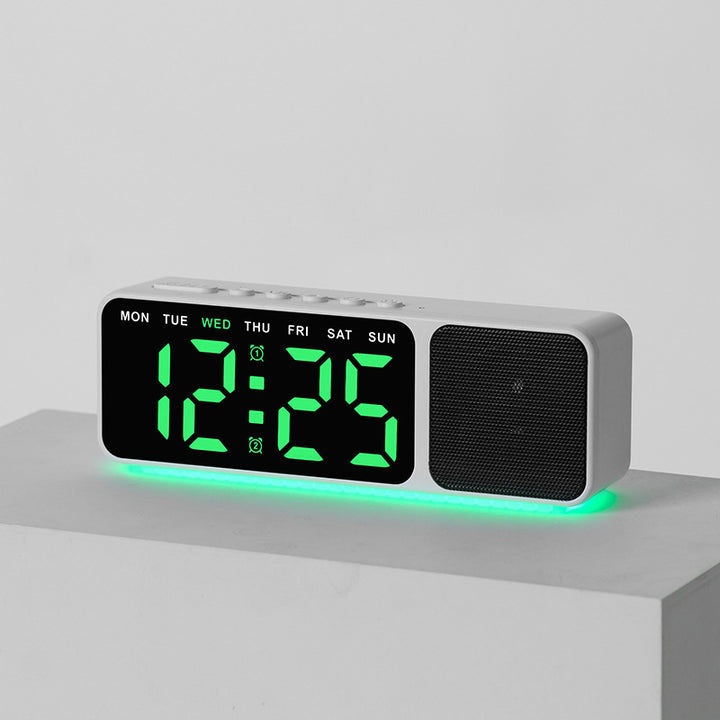Digital LED alarm clock with multicolor lighting Kalsten