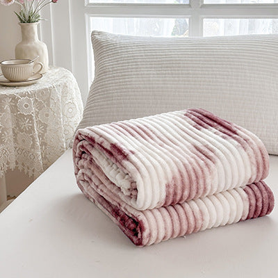 Ultra-Soft Rippled Plush Blanket