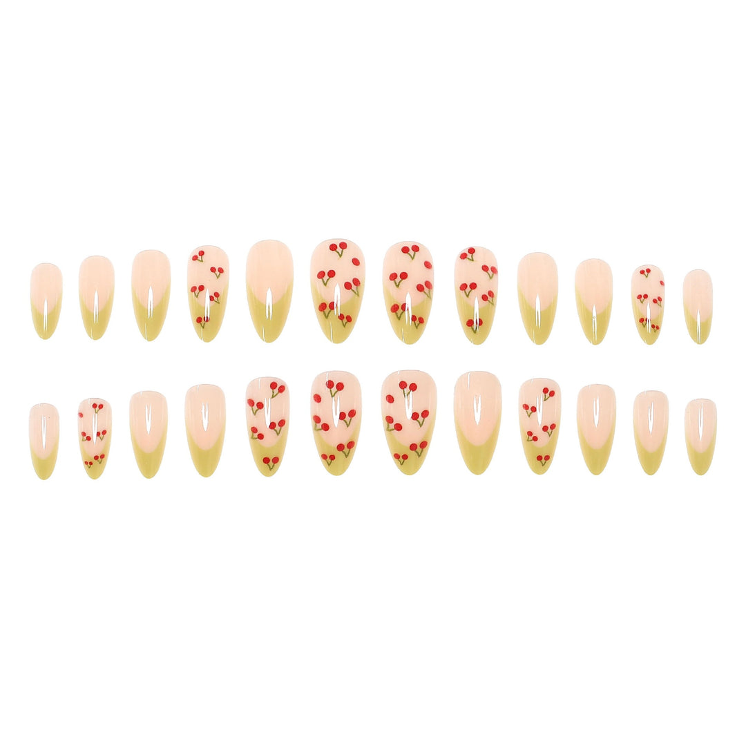Cherry Blossom Themed Press-On Nail Set