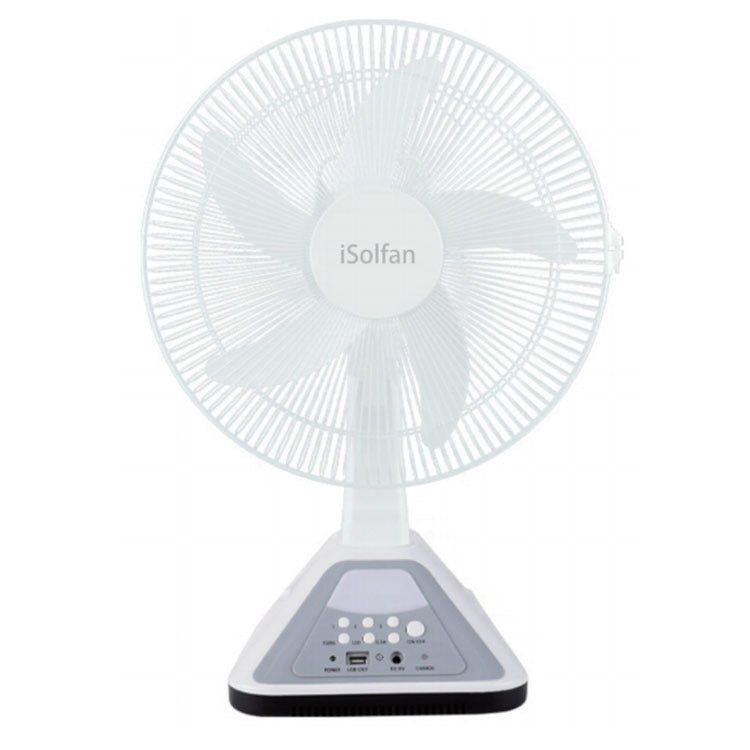 Women's Solar-Powered Stand Fan with Remote Control and Variable Speed Control Kalsten