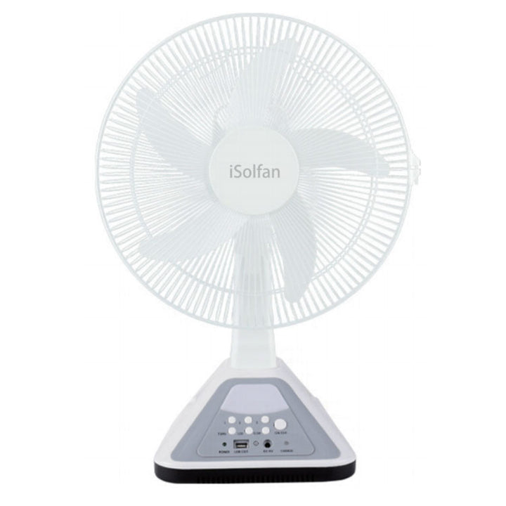 Women Portable Solar Powered Table Fan with USB Connection and Timer Function Kalsten