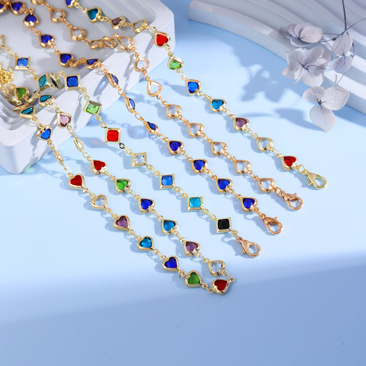 Colorful Gemstone Statement Bracelet Kalsten