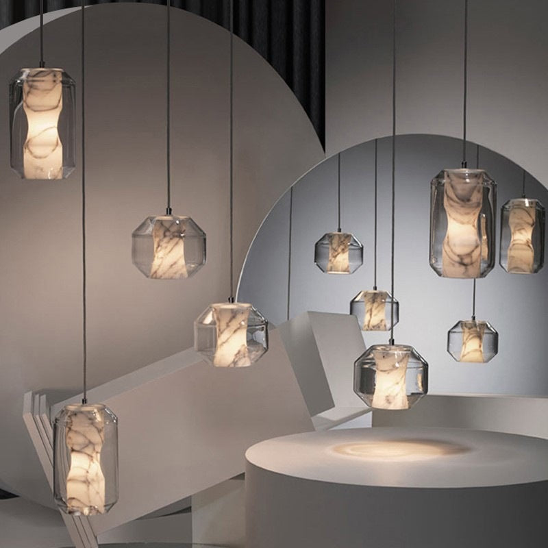 Artistic Glass Pendant Light
