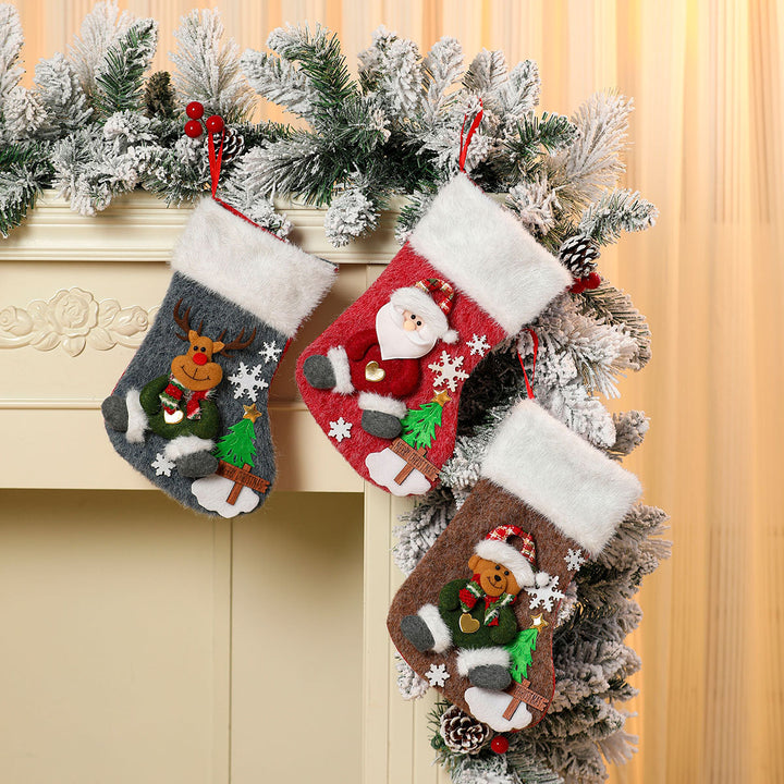 Christmas Stocking with Festive Motif Kalsten