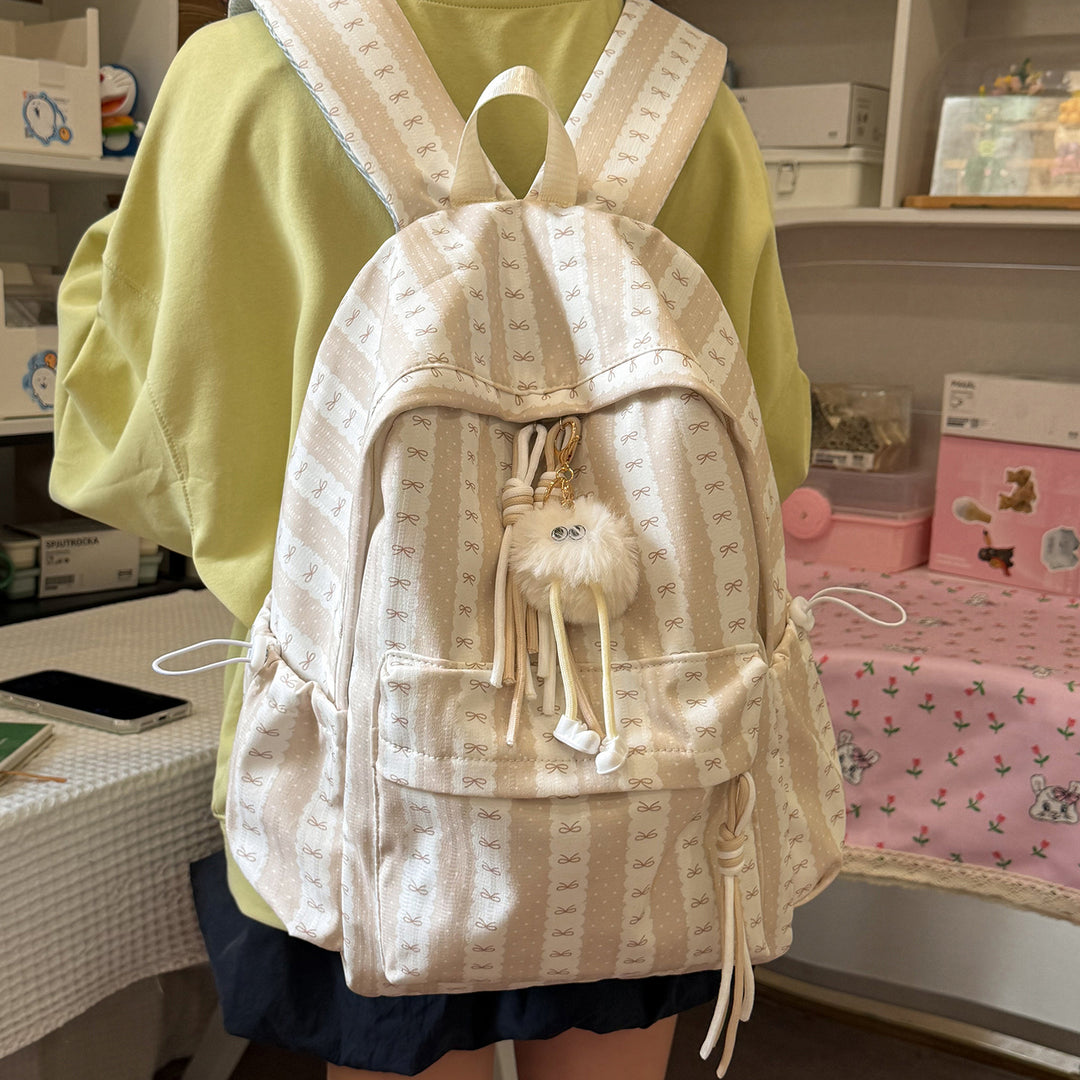 Playful Striped Backpack