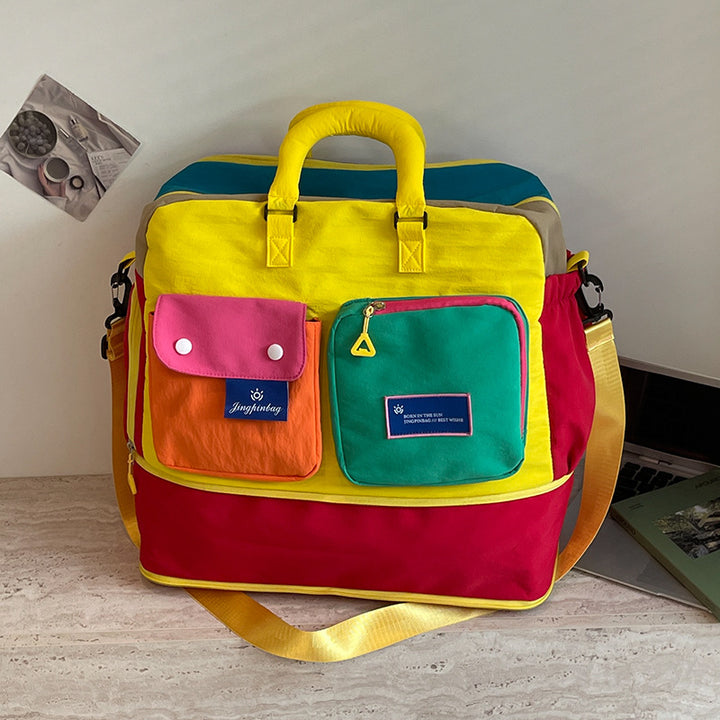 Multi-Compartment Travel Overnight Bag