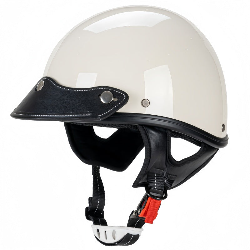 Classic Leather Motorcycle Helmet Kalsten