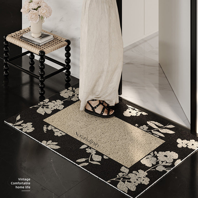 Decorative Floral Bath Mat