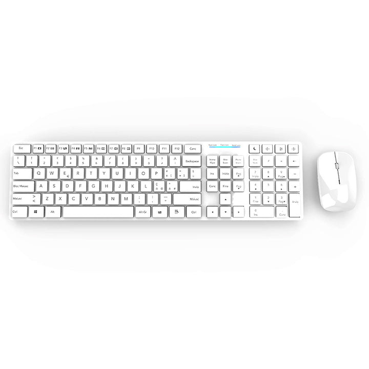 Elegant Wireless Keyboard and Mouse Set with Precision Control Kalsten