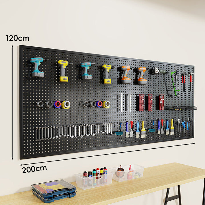 Pegboard Double-Prong Metal Hooks Compact Heavy-Duty Display Hangers