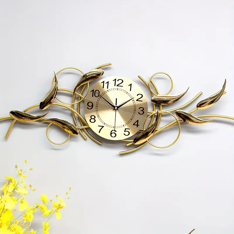 Ornate Decorative Metal Wall Clock Kalsten
