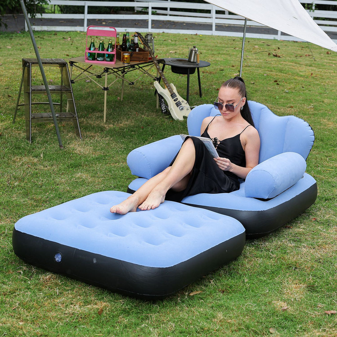 Women's Inflatable Comfort Sofa with Ergonomic Backrest Kalsten