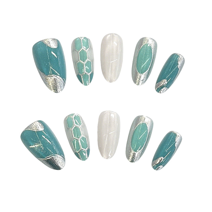 Decorative Gel Press-On Nail Set Kalsten