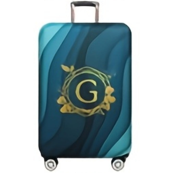Women's Hard Shell Suitcase with Modern Wave Pattern Kalsten