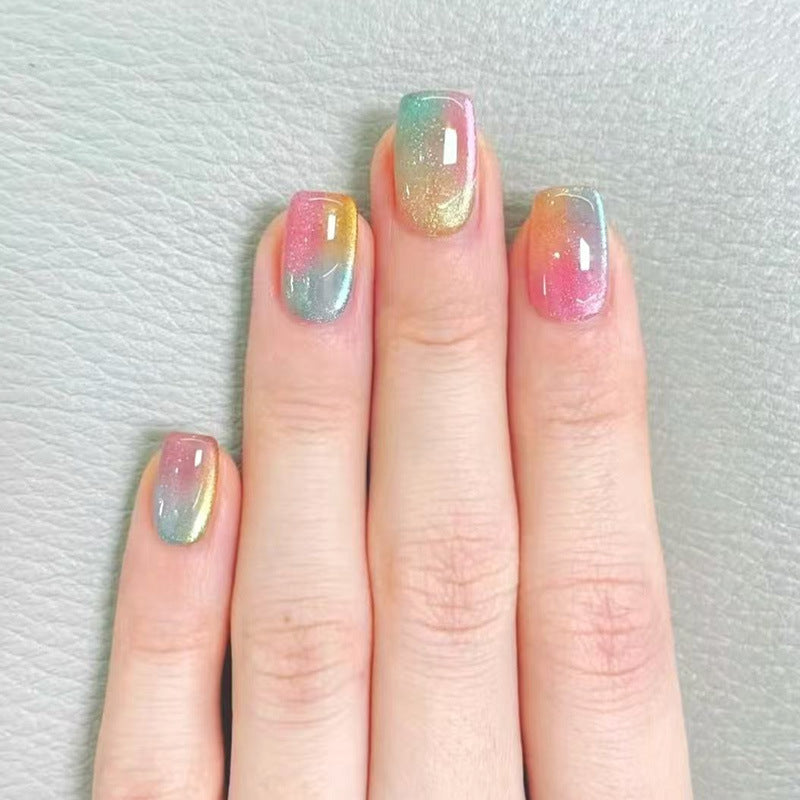 Elegant French Tip Press-On Nail Set Kalsten