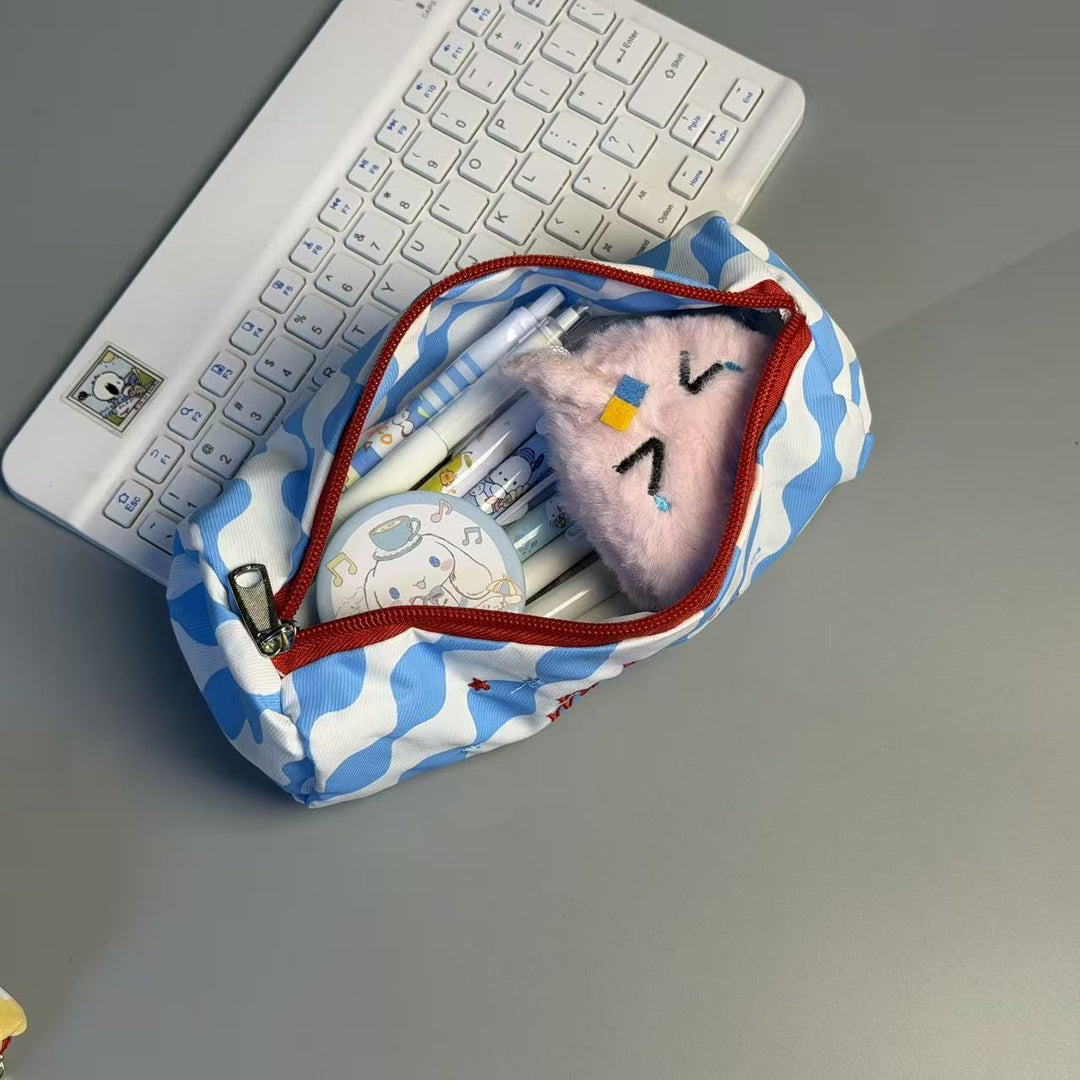Cute Checkered Pencil Case