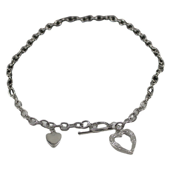 Stylish Heart-Linked Chain Necklace Kalsten
