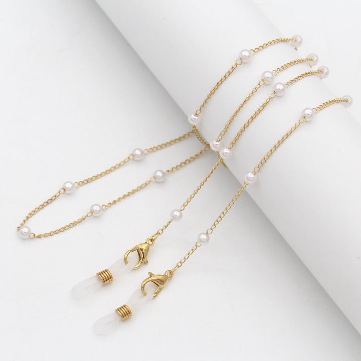 Elegant Crystal-Embellished Eyewear Chain Kalsten 1788159829