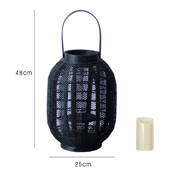 Decorative metal lantern with handle Kalsten