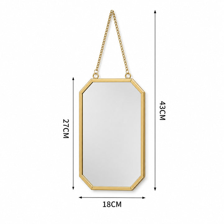Elegant Octagonal Wall Mirror