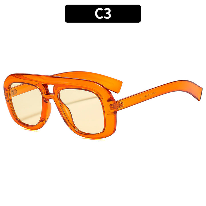 Modern Oversized Square Sunglasses