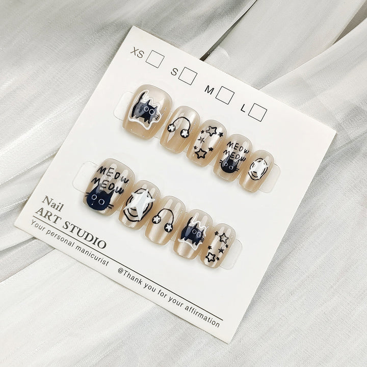 Artificial Glitter Nail Tips Kalsten