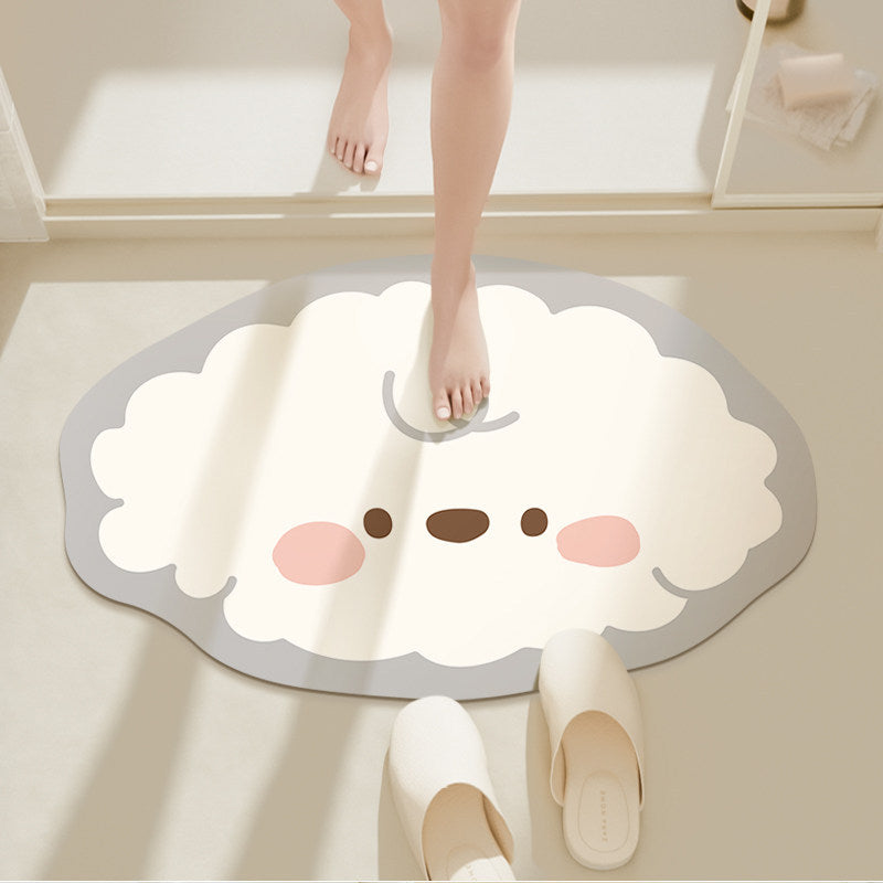 Playful Penguin Bath Mat