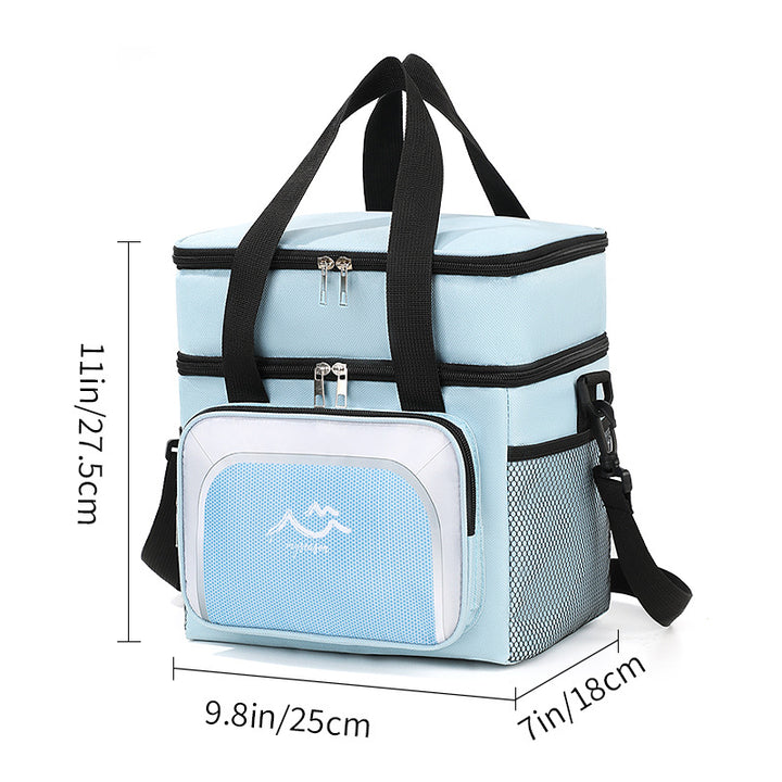 Multi-Compartment Insulated Lunch Cooler Bag Kalsten