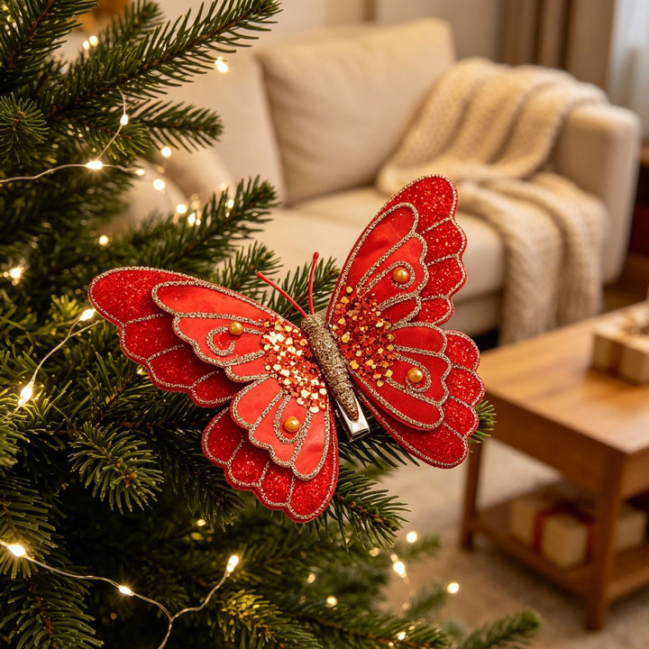 Decorative butterfly pendant for Christmas tree