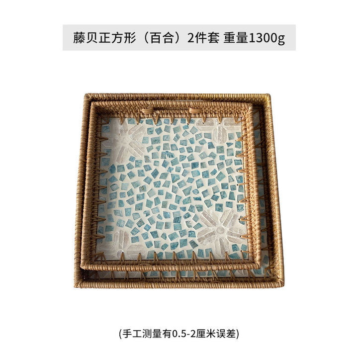 Women's decorative mosaic serving platter set Kalsten