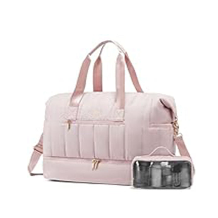 Fashionable and Practical Leisure Tote Bag with Detachable Cosmetic Pouch Kalsten